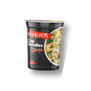 Instant noodle soup beef flavor